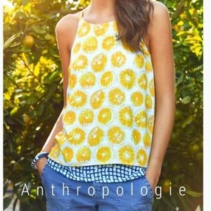 🍋Anthropologie X Porridge Lemon Top🍋